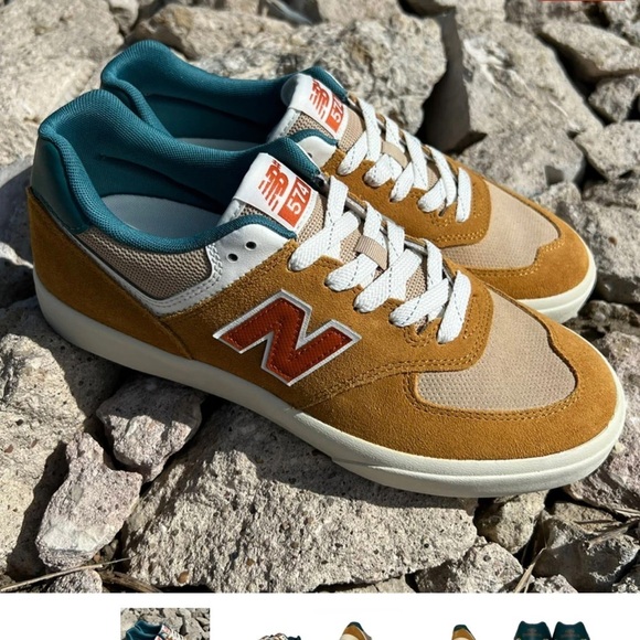New balance Numeric 574 Vulc 'Tan Teal' - Picture 1 of 8